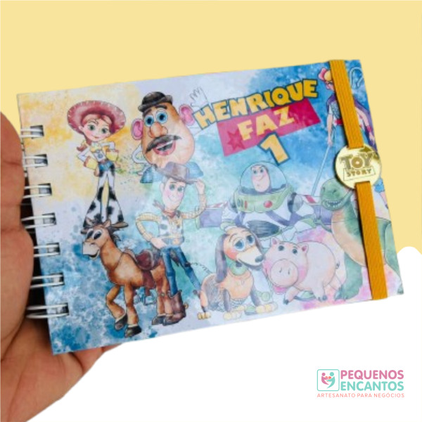 Livro de colorir Toy story aquarela