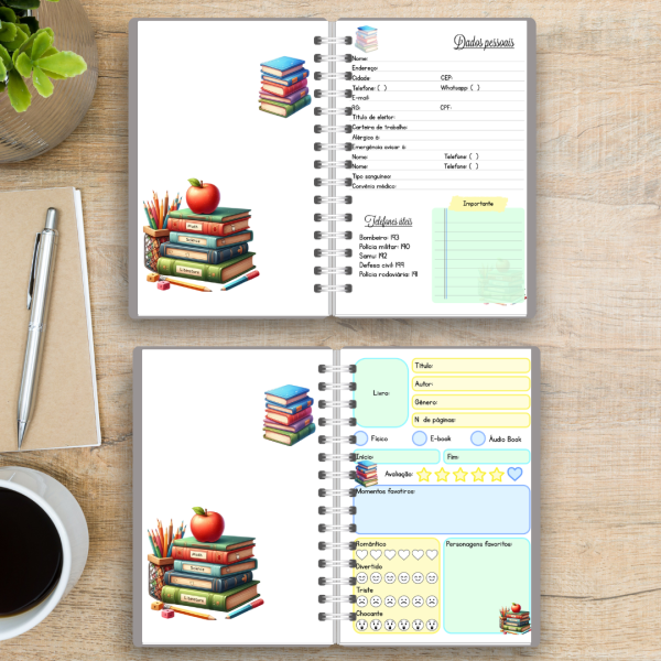 Planner de Leitura
