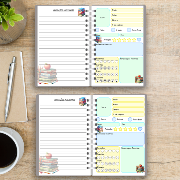 Planner de Leitura