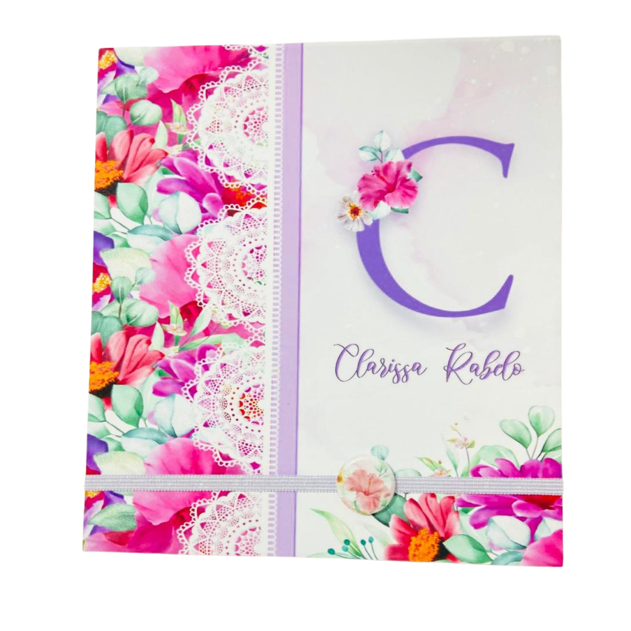 Kit Papelaria Fina de Luxo - Agenda/Planner e Bloco Personalizado com Nome (Inclui Caixa Rígida)