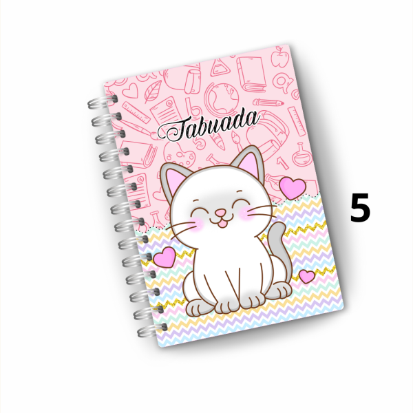 Tabuada ilustrada - Gatinho Menina