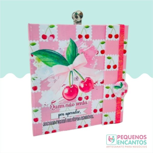 Kit faça Você Mesma Notepad Cereja