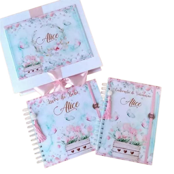Kit Maternidade com Caixa Personalizada Menina