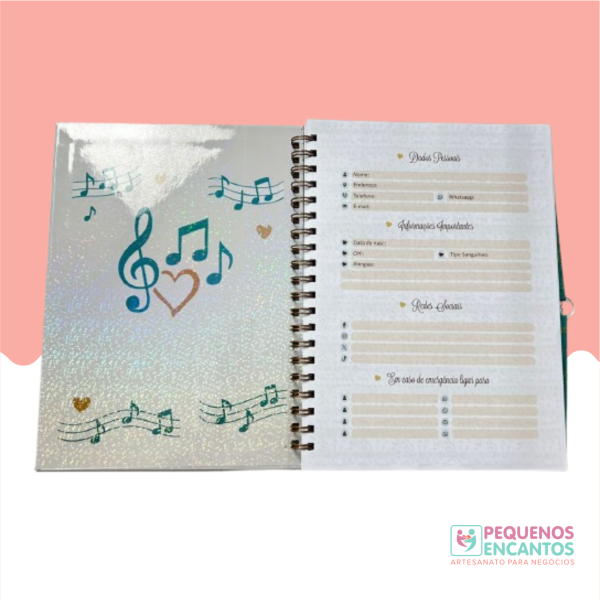 Caderno universitário Personalizado