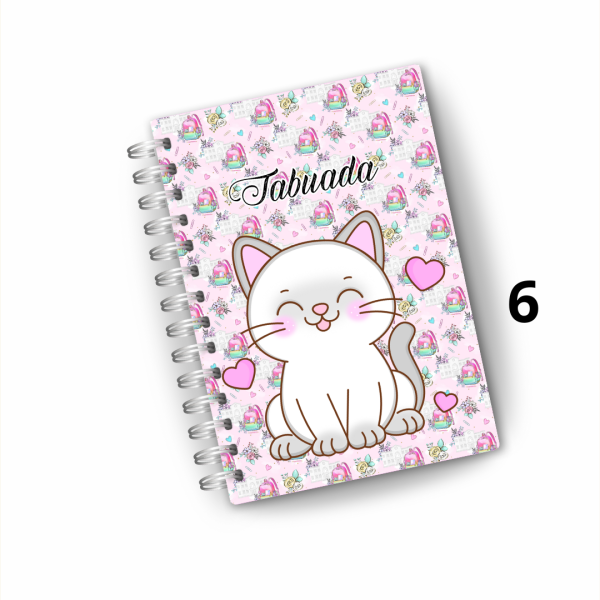 Tabuada ilustrada - Gatinho Menina
