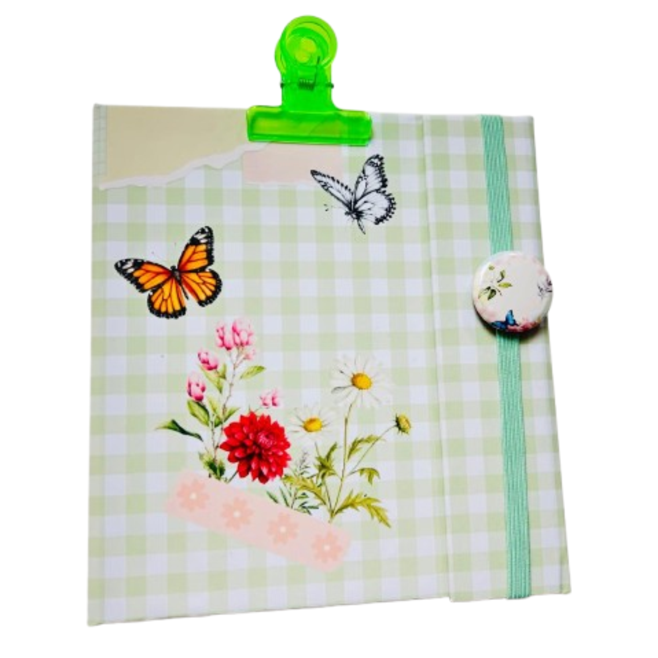 Notepad com planner diário e mini calendário - Primavera