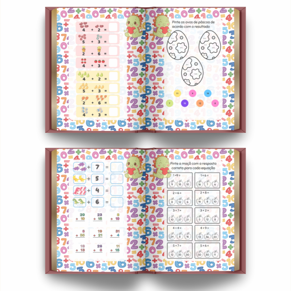 Kit Faça Você Mesma Tabuada Ilustrada Brochura