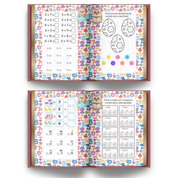 Kit Faça Você Mesma Tabuada Ilustrada Brochura