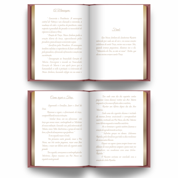 Livro de Orações Católicas Personalizado - Lembrança de Luxo para Primeira Eucaristia ou Batismo