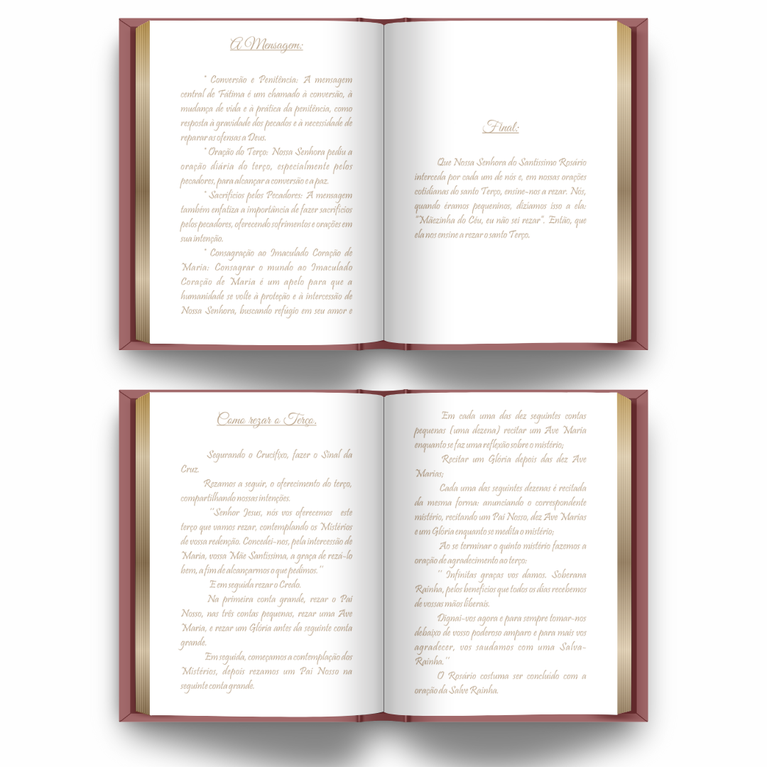Livro de Orações Católicas Personalizado - Lembrança de Luxo para Primeira Eucaristia ou Batismo