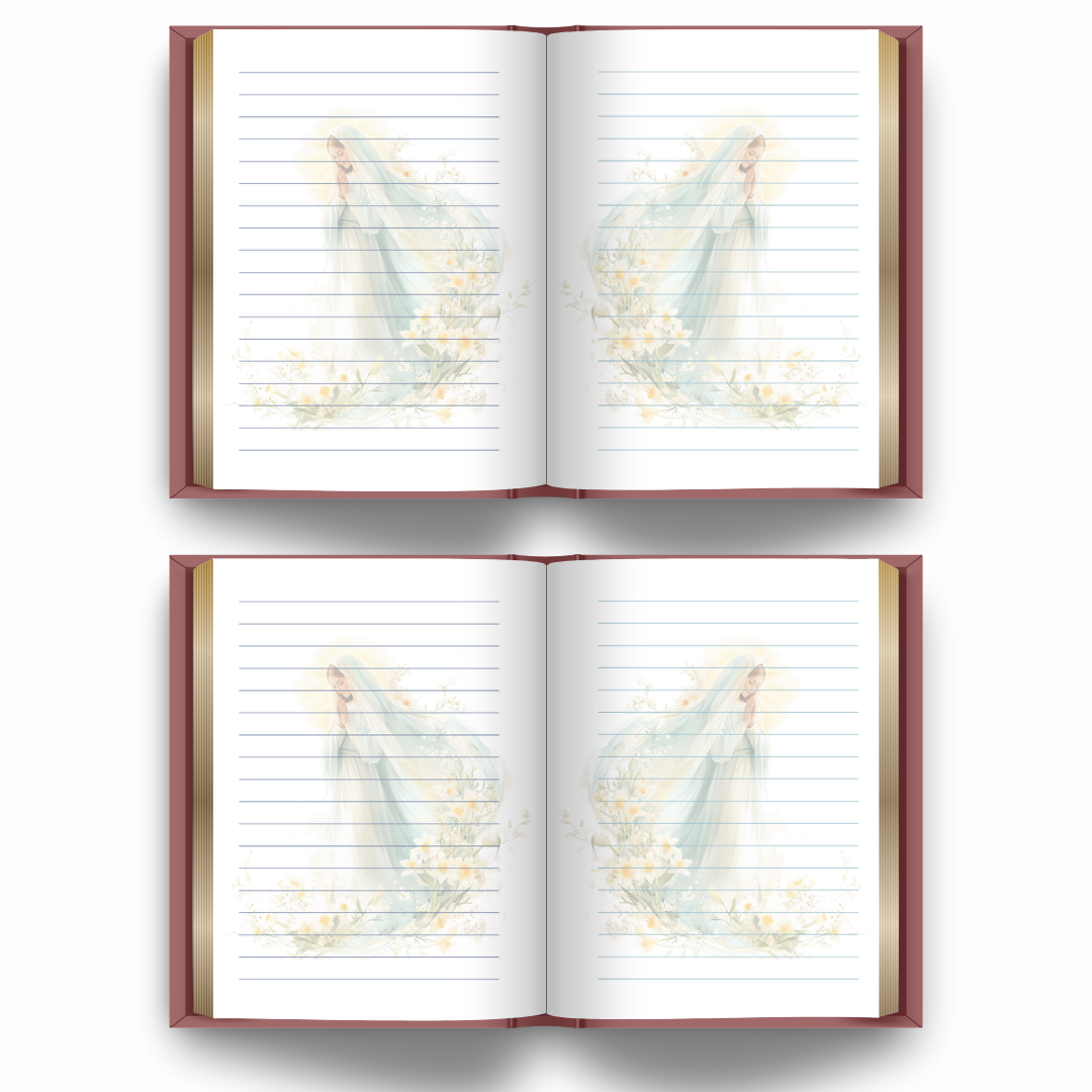 Livro de Orações Católicas Personalizado - Lembrança de Luxo para Primeira Eucaristia ou Batismo