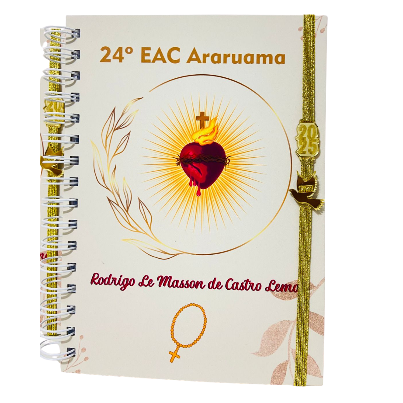 Caderno Personalizado A5 - EAC (Encontro de Adolescentes com Cristo)