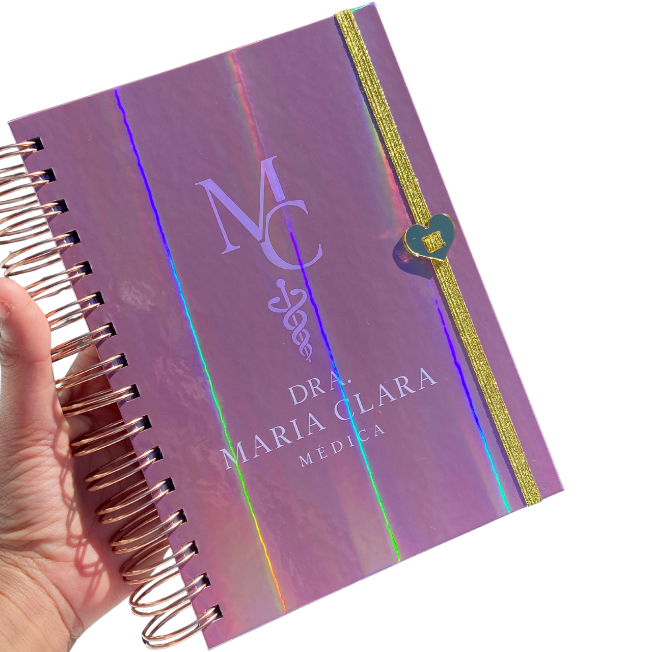 Agenda 2026 Comercial / Empresarial Personalizada (Capa Holográfica com Sua Logo)