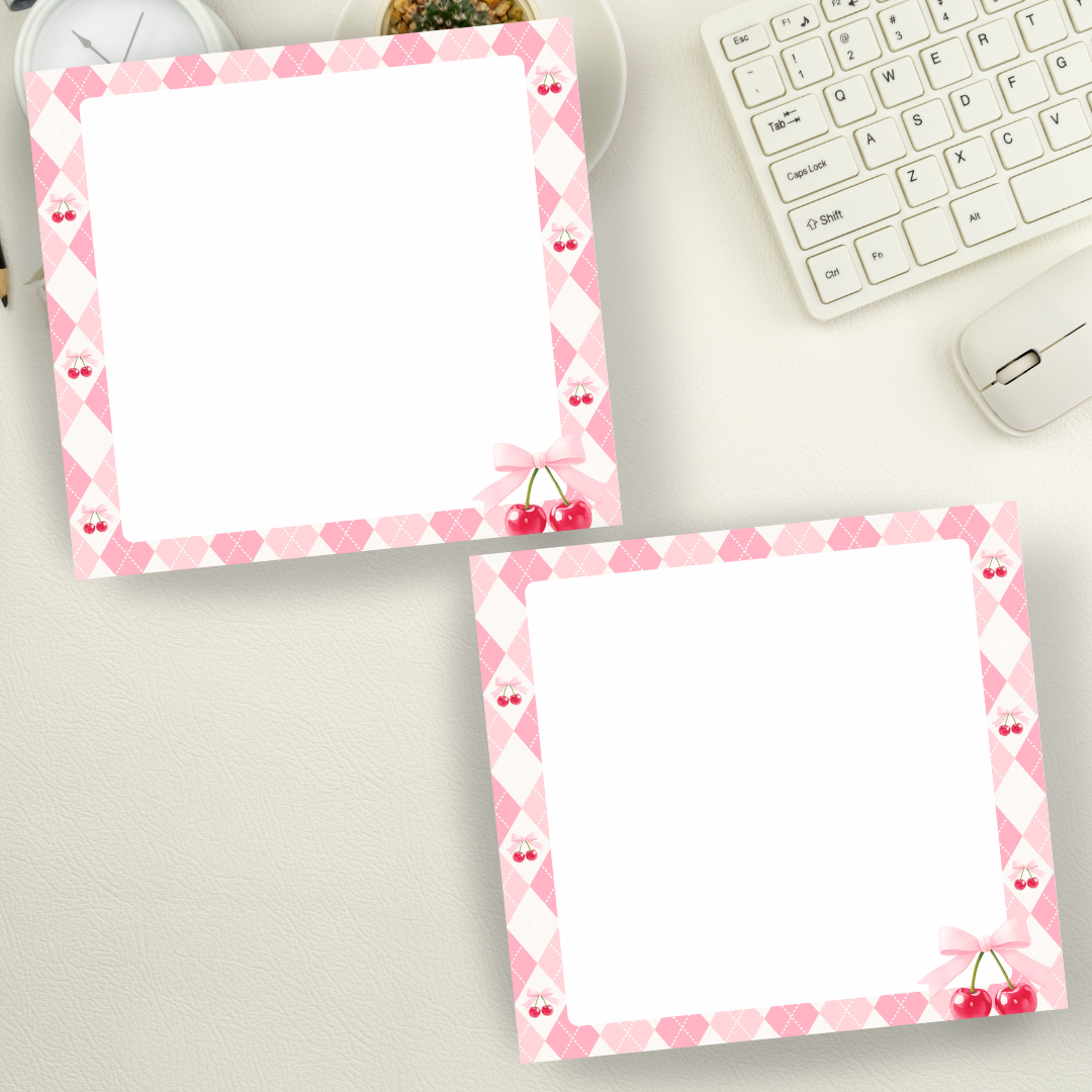 Planner Diário Permanente Personalizado "Cereja" (Holográfico) | Escolha sua Encadernação + Brindes Especiais