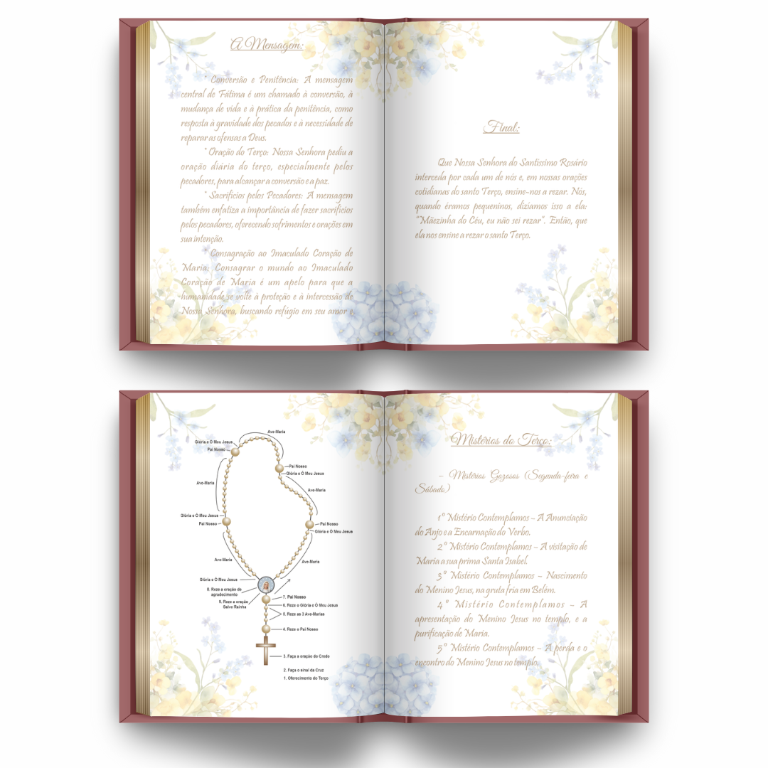 Livro de Orações Personalizado com Nome | Lembrança de Fé