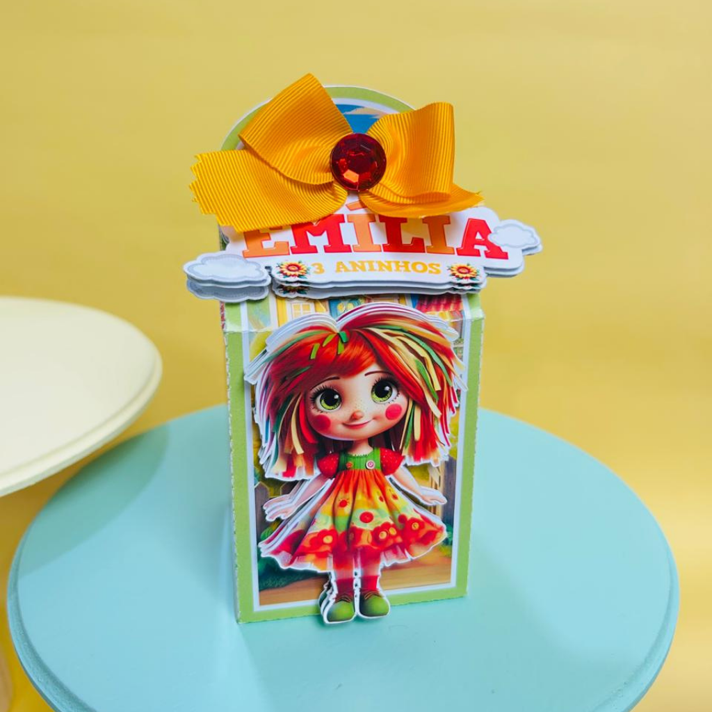 Kit festa Personalizada sítio do Pica Pau Amarelo - Pegue e Monte - já vai montado é só encaixar o fundo)