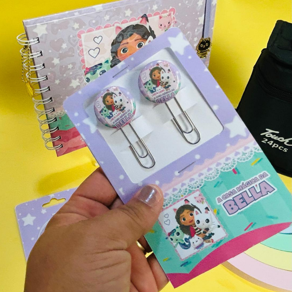 Kit de Colorir Personalizado - A Casa Mágica da Gaby