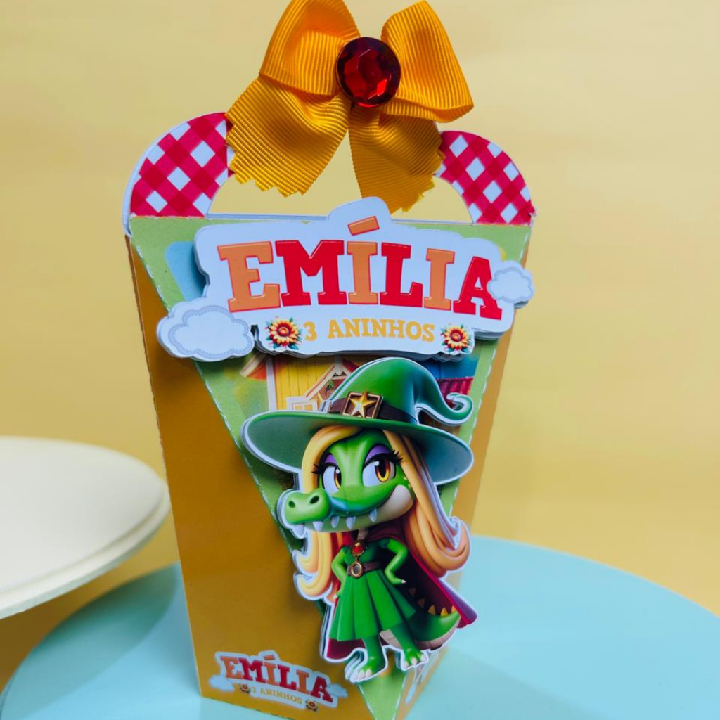 Kit festa Personalizada sítio do Pica Pau Amarelo - Pegue e Monte - já vai montado é só encaixar o fundo)