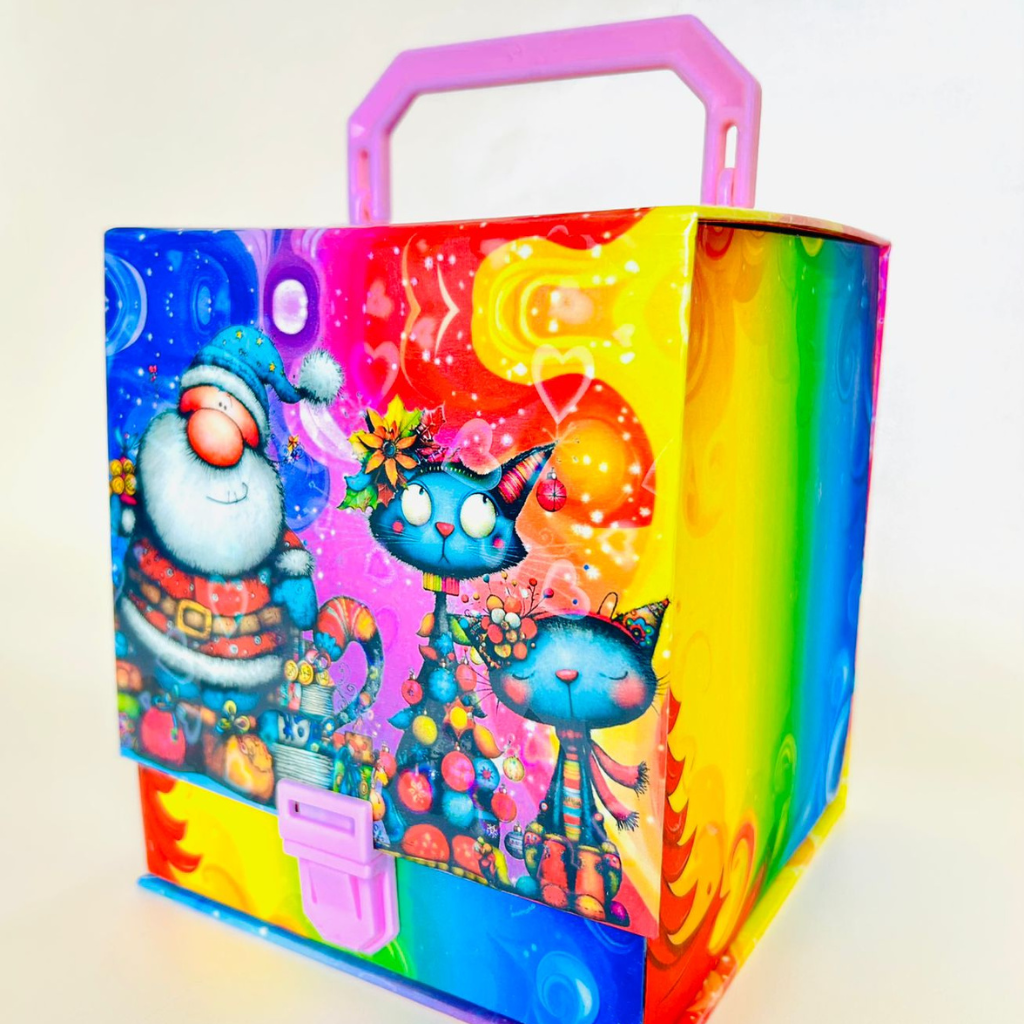 Maleta kit de colorir de Natal