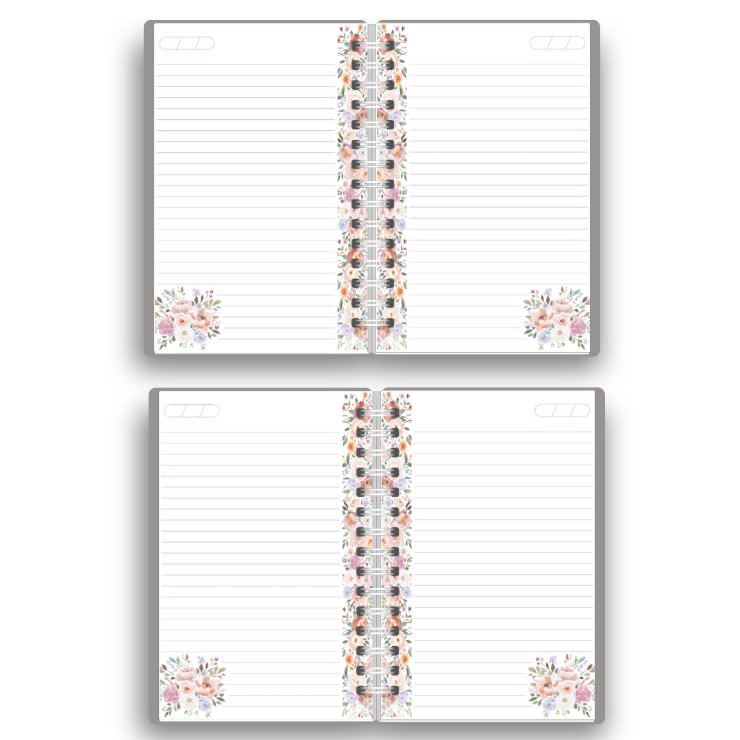 Caderneta de Vacinação Brochura (Tipo Livro) | Coleção "Mini Floral 2: Jardim das Borboletas" (3 Opções de Capa)