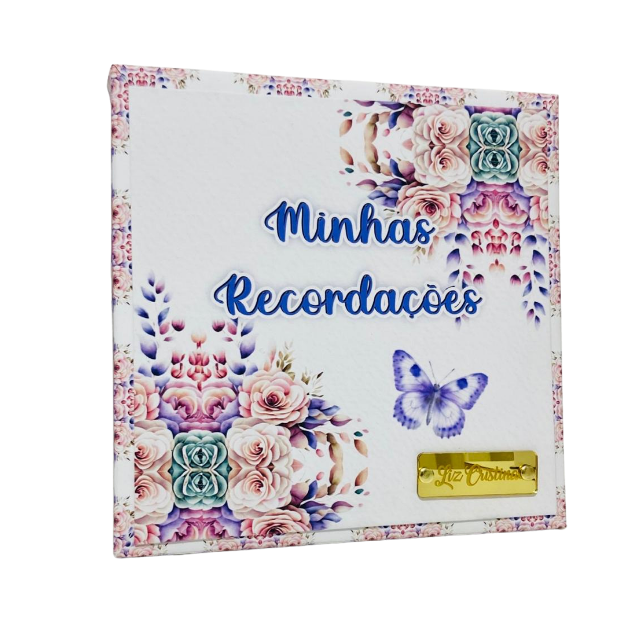 Kit Maternidade Completo Personalizado - Monograma Lilás Floral